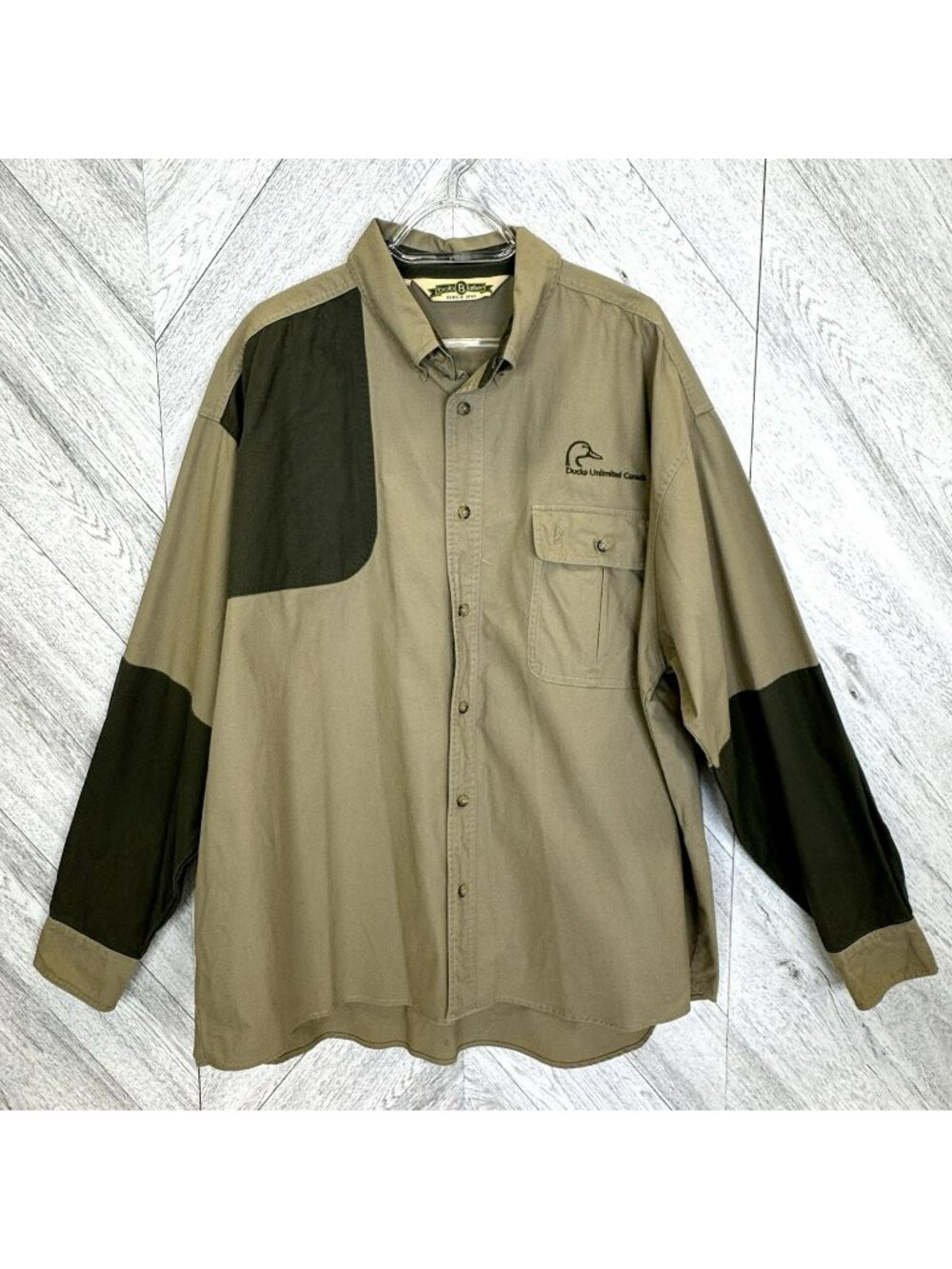 Bob Allen Long Sleeve Shooting Hunting Shirt Mens XXL 2XL Ducks Unlimited Canada